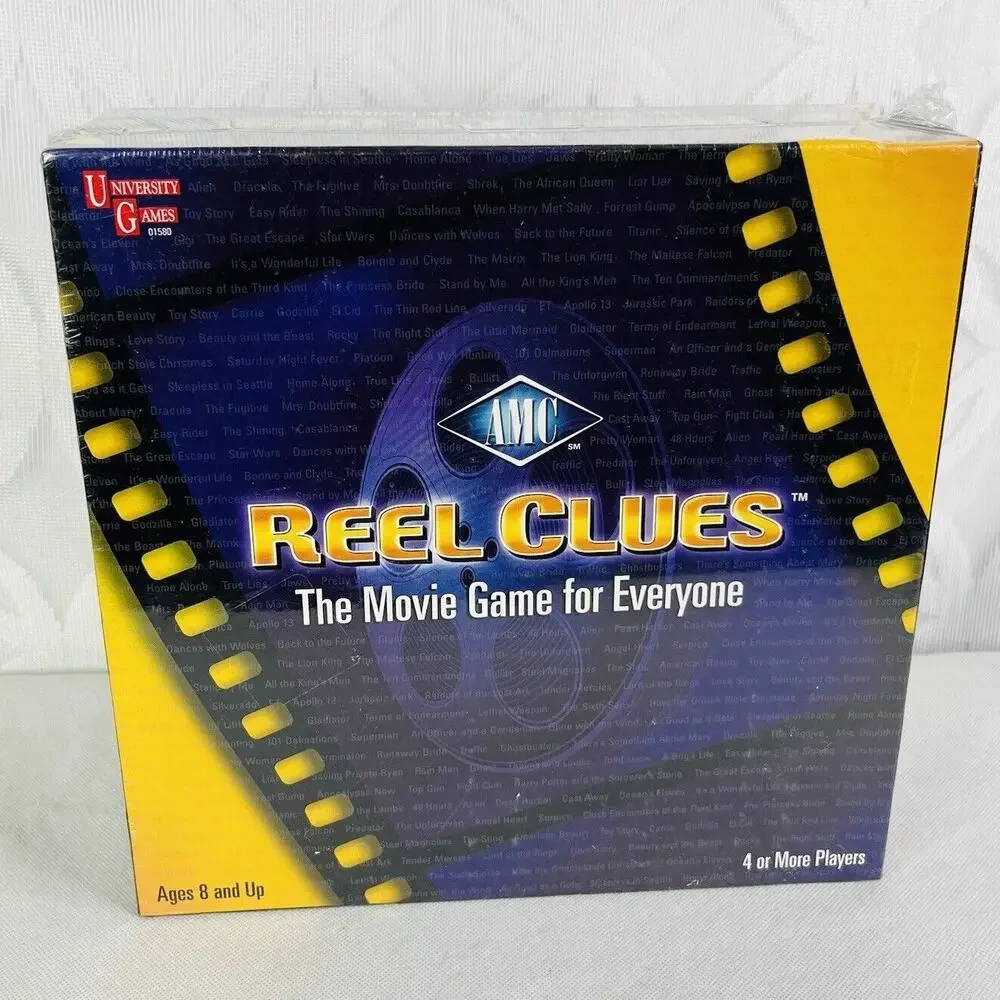AMC Reel Clues The Movie Game for Everyone  By University Games,‎ New SEALED